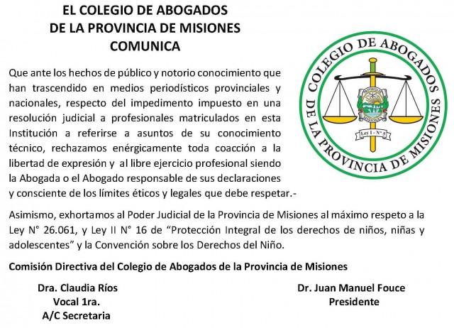 Rechazo enérgico de toda coacción a la libertad de expresión